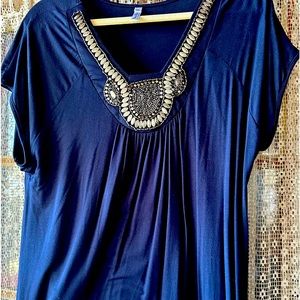 White Mark detailed blouse